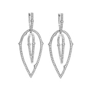 STEPHEN WEBSTER Forget Me Knot Stem 3D Convertable Hoop Earrings
